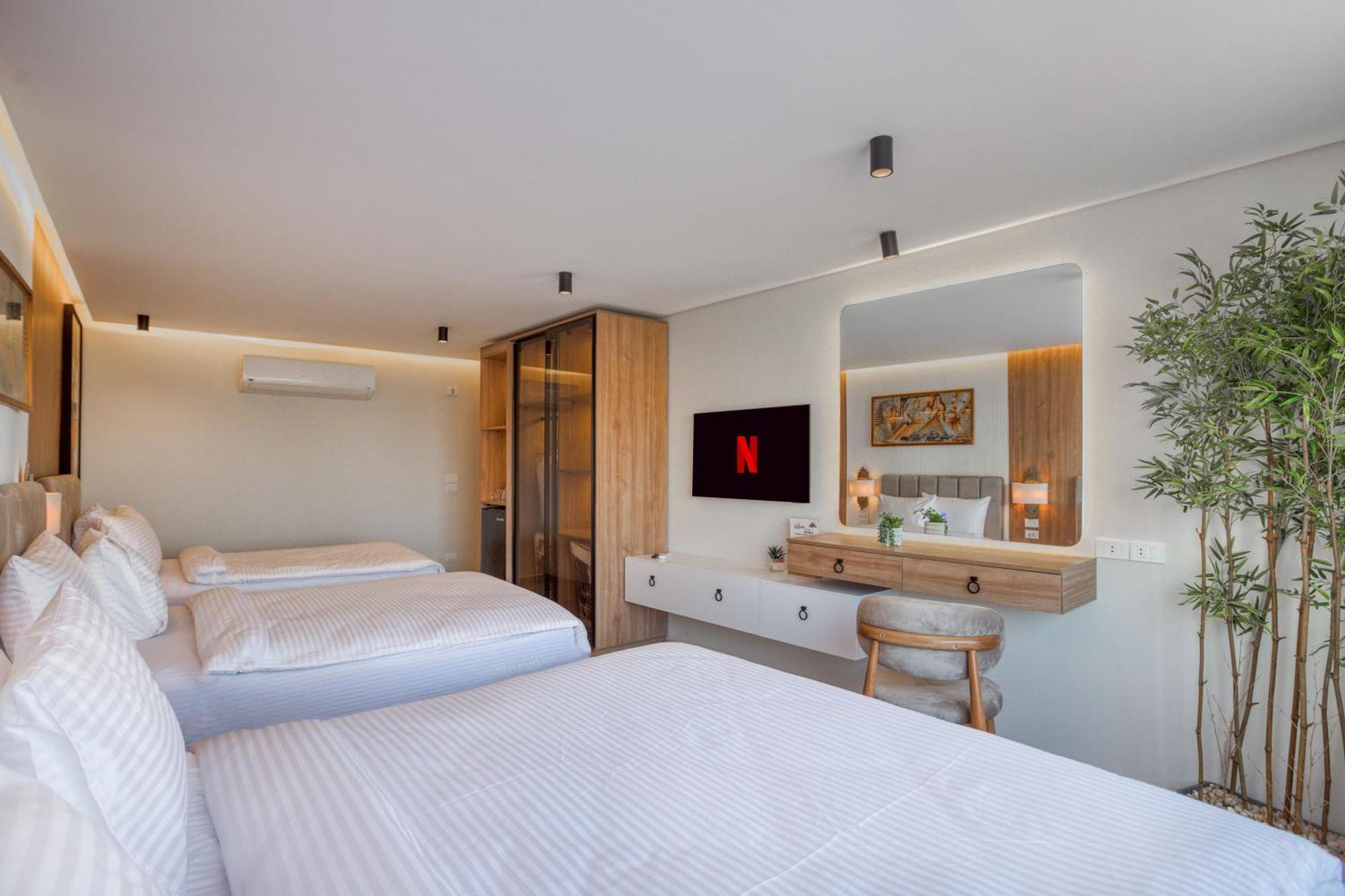 Galaxy Pyramids View Inn Kafrat al Jabal Exterior foto