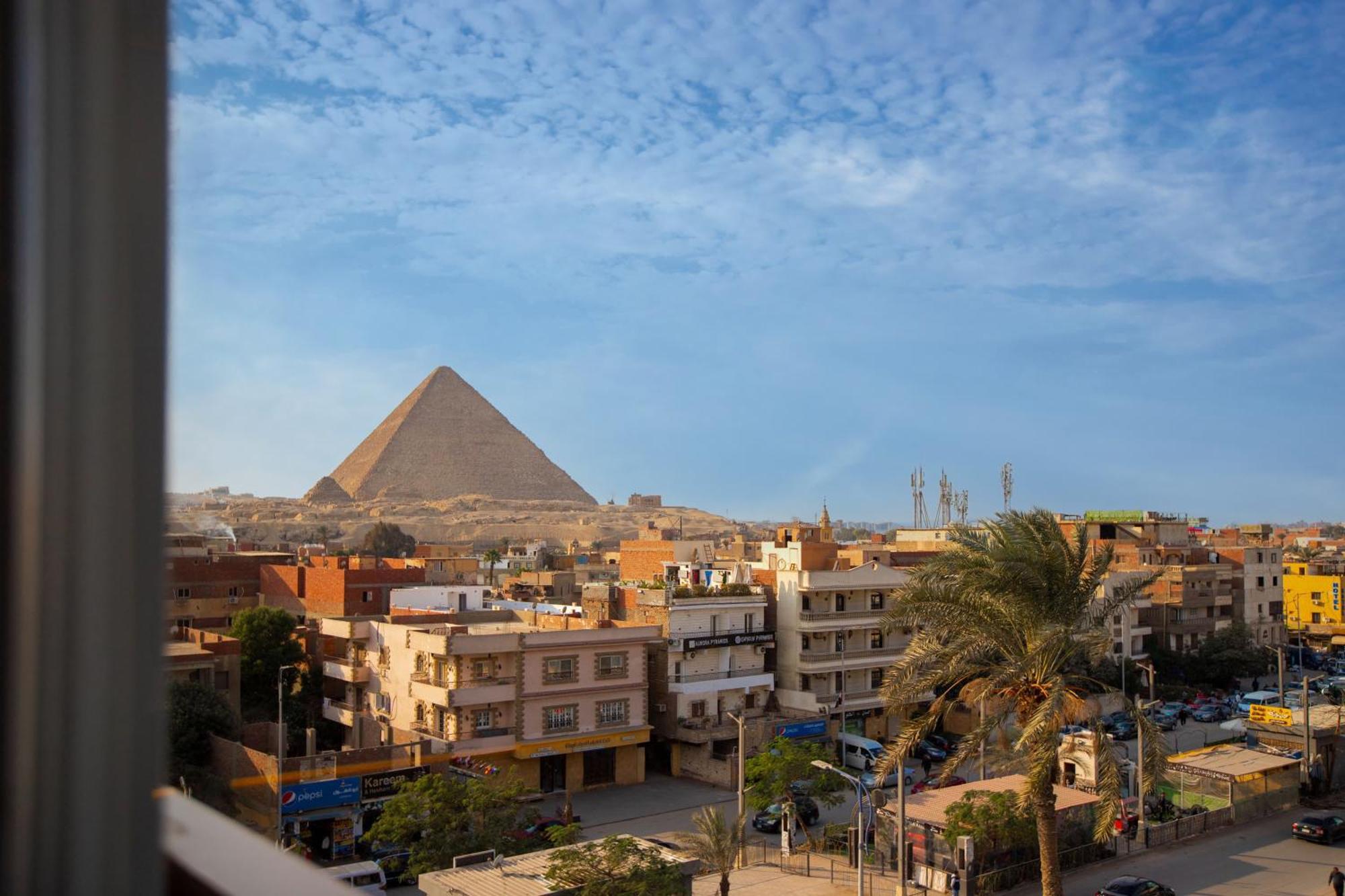 Galaxy Pyramids View Inn Kafrat al Jabal Exterior foto
