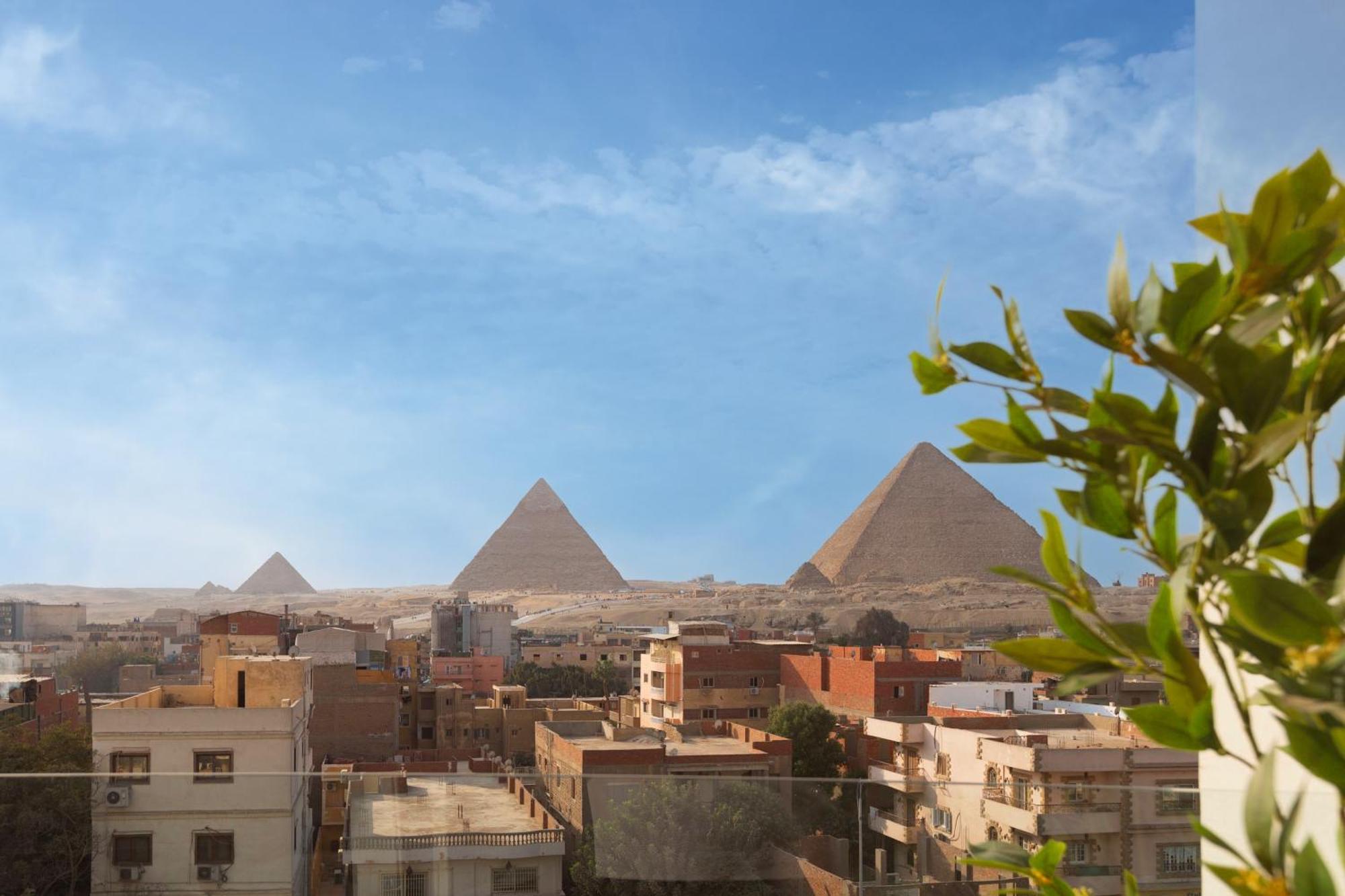 Galaxy Pyramids View Inn Kafrat al Jabal Exterior foto